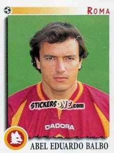 Cromo Abel Eduardo Balbo - Calciatori 1997-1998 - Panini