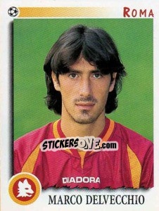 Sticker Marco Delvecchio - Calciatori 1997-1998 n. 313 - Panini