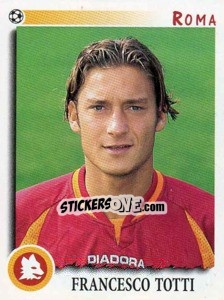 Sticker Francesco Totti - Calciatori 1997-1998 n. 314 - Panini