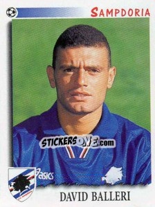 Sticker David Balleri - Calciatori 1997-1998 n. 320 - Panini