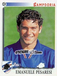 Cromo Emanuele Pesaresi - Calciatori 1997-1998 - Panini