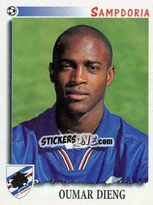 Figurina Oumar Dieng - Calciatori 1997-1998 - Panini