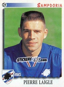 Sticker Pierre Laigle - Calciatori 1997-1998 - Panini