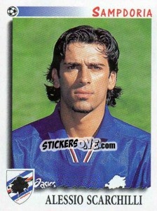Sticker Alessio Scarchilli - Calciatori 1997-1998 - Panini