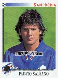 Sticker Fausto Salsano - Calciatori 1997-1998 n. 330 - Panini