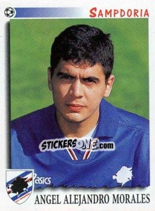 Cromo Angel Alejandro Morales - Calciatori 1997-1998 - Panini