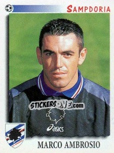 Sticker Marco Ambrosio - Calciatori 1997-1998 - Panini