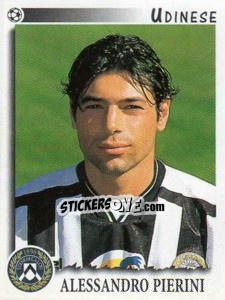 Sticker Alessandro Pierini - Calciatori 1997-1998 n. 343 - Panini