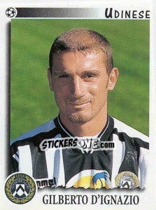 Sticker Gilberto d'Ignazio - Calciatori 1997-1998 n. 345 - Panini