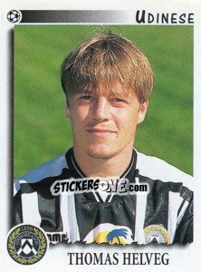Sticker Thomas Helveg - Calciatori 1997-1998 n. 346 - Panini