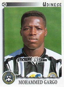 Figurina Mohammed Gargo - Calciatori 1997-1998 - Panini