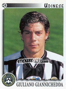Sticker Giuliano Giannichedda - Calciatori 1997-1998 n. 348 - Panini