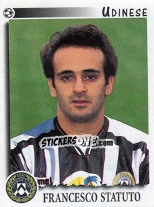 Sticker Francesco Statuto - Calciatori 1997-1998 - Panini