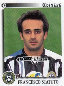 Sticker Francesco Statuto - Calciatori 1997-1998 n. 349 - Panini