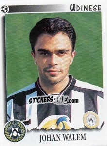 Sticker Johan Walem - Calciatori 1997-1998 - Panini