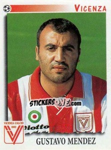 Sticker Gustavo Mendez - Calciatori 1997-1998 - Panini