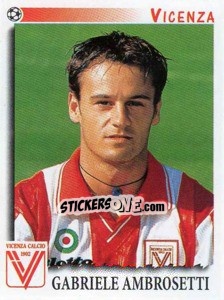 Figurina Gabriele Ambrosetti - Calciatori 1997-1998 - Panini