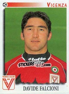Sticker Davide Falcioni - Calciatori 1997-1998 - Panini