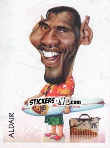 Figurina Aldair (caricatura) - Calciatori 1997-1998 - Panini