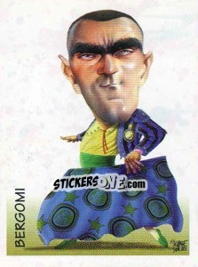 Sticker Bergomi (caricatura) - Calciatori 1997-1998 - Panini