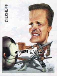 Sticker Bierhoff (caricatura) - Calciatori 1997-1998 - Panini