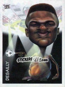 Sticker Desailly (caricatura) - Calciatori 1997-1998 n. 394 - Panini