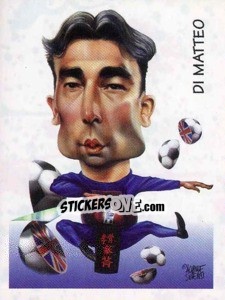 Sticker Di Matteo (caricatura) - Calciatori 1997-1998 n. 395 - Panini