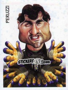 Sticker Peruzzi (caricatura) - Calciatori 1997-1998 n. 407 - Panini