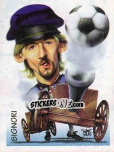 Sticker Signori (caricatura) - Calciatori 1997-1998 n. 411 - Panini