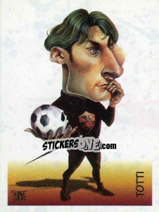 Sticker Totti (caricatura) - Calciatori 1997-1998 - Panini