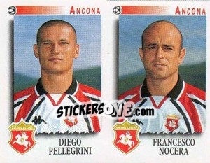 Sticker Pellegrini / Nocera  - Calciatori 1997-1998 n. 422 - Panini