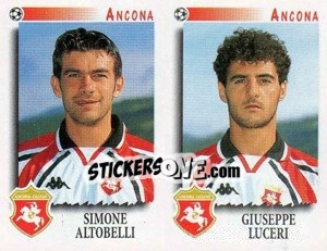 Sticker Altobelli / Luceri  - Calciatori 1997-1998 n. 423 - Panini