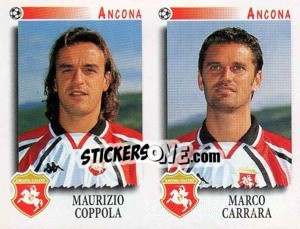 Cromo Coppola / Carrara  - Calciatori 1997-1998 - Panini