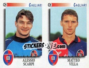 Sticker Scarpi / Villa  - Calciatori 1997-1998 n. 430 - Panini