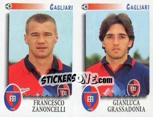 Sticker Zanoncelli / Grassadonia  - Calciatori 1997-1998 n. 431 - Panini