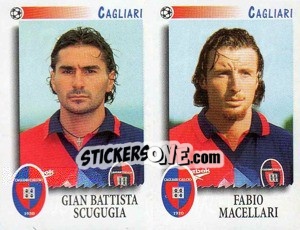 Cromo Scugugia / Macellari  - Calciatori 1997-1998 - Panini