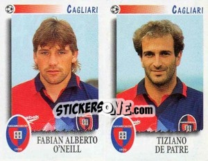 Cromo O'Neill / De Patre  - Calciatori 1997-1998 - Panini