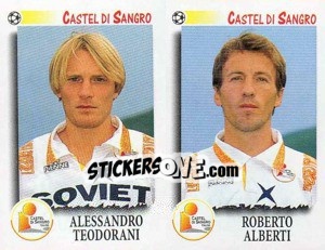 Cromo Teodorani / Alberti  - Calciatori 1997-1998 - Panini