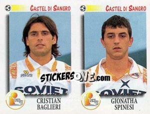 Sticker Baglieri / Spinesi  - Calciatori 1997-1998 n. 445 - Panini