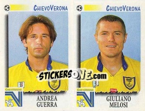 Cromo Guerra / Melosi  - Calciatori 1997-1998 - Panini