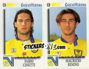 Cromo Cinetti / Rinino  - Calciatori 1997-1998 - Panini