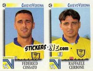 Sticker Cossato / Cerbone  - Calciatori 1997-1998 n. 453 - Panini