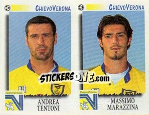 Sticker Tentoni / Marazzina  - Calciatori 1997-1998 n. 454 - Panini