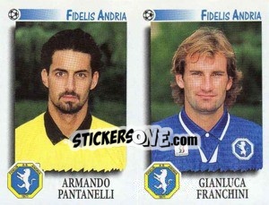 Sticker Pantanelli / Franchini  - Calciatori 1997-1998 - Panini