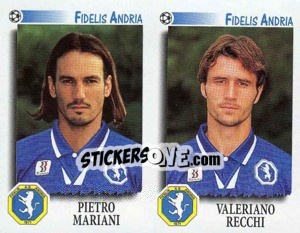 Cromo Mariani / Recchi  - Calciatori 1997-1998 - Panini