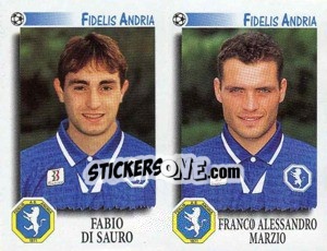 Figurina Di Sauro / Marzio  - Calciatori 1997-1998 - Panini