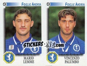 Figurina Lemme / Palumbo  - Calciatori 1997-1998 - Panini