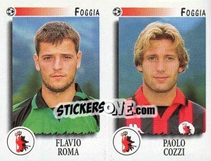 Sticker Roma / Cozzi  - Calciatori 1997-1998 - Panini