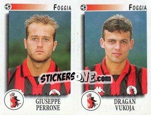 Sticker Perrone / Vukoja  - Calciatori 1997-1998 - Panini