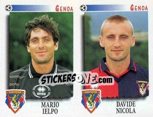 Sticker Ielpo / Nicola  - Calciatori 1997-1998 - Panini